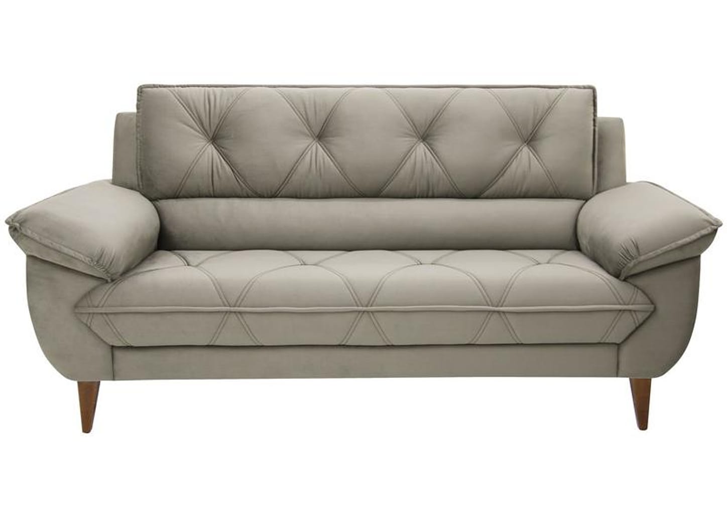 Sofá 3 Lugares Suede Malbec Linoforte