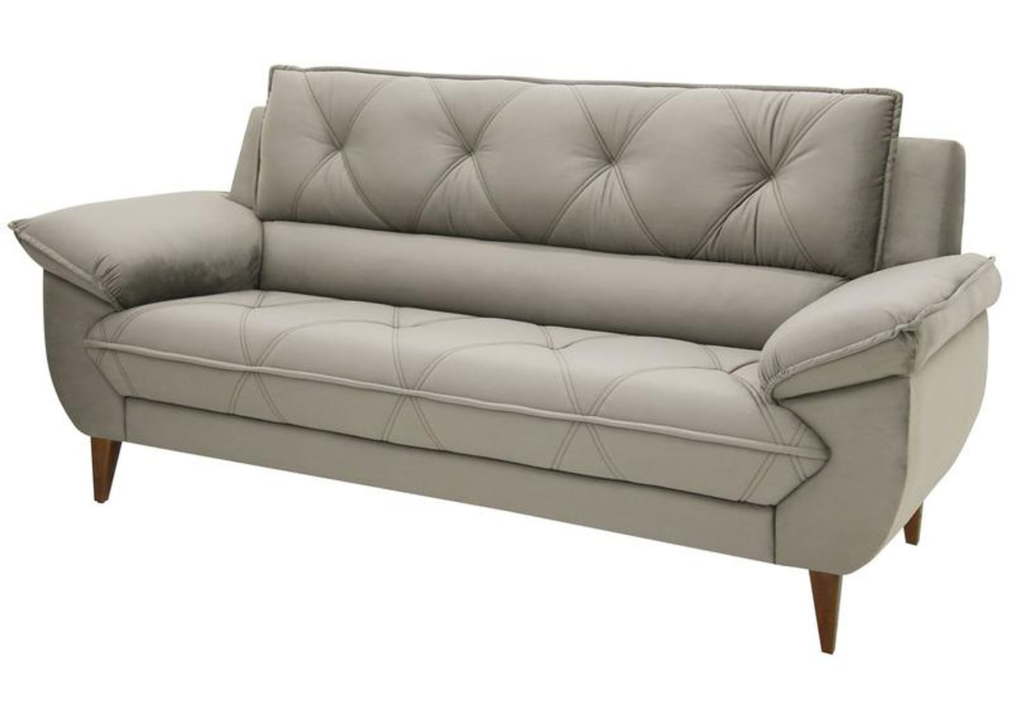 Sofá 3 Lugares Suede Malbec Linoforte