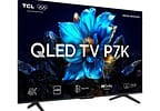 Smart TV 75" TCL 4K UHD QLED 75P7K Google TV AiPQ Google Assistente 3 HDMI 1 USB