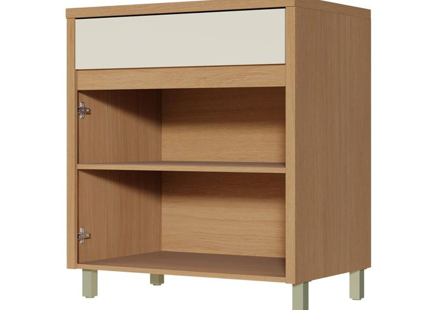 Balcão de Cozinha Nesher 100% MDF 2 Portas 1 Gaveta Condessa