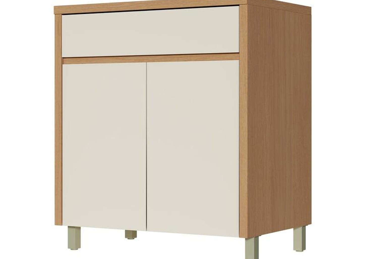 Balcão de Cozinha Nesher 100% MDF 2 Portas 1 Gaveta Condessa