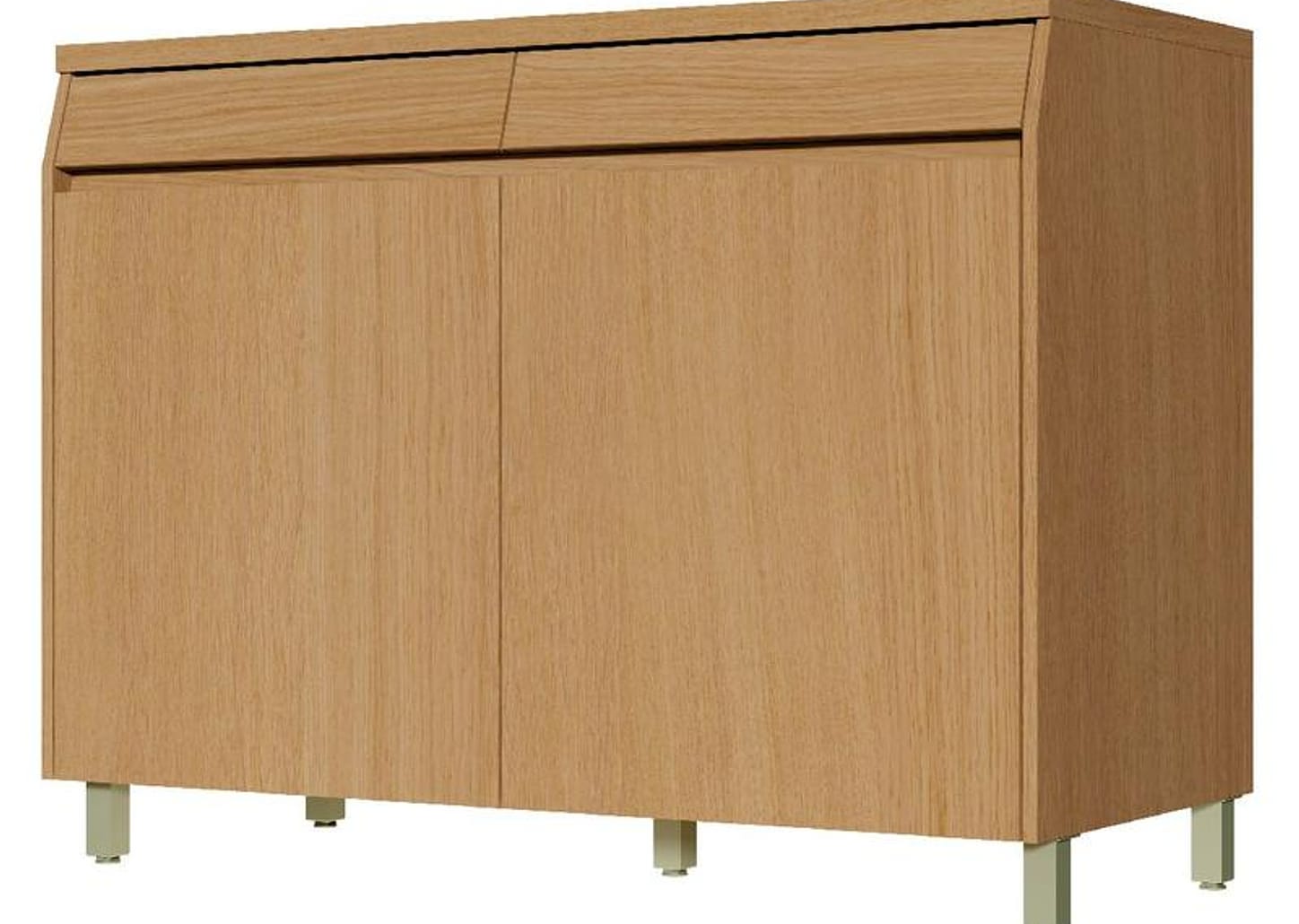 Balcão de Cozinha Nesher 100% MDF 2 Portas 2 Gavetas Simone Mendes