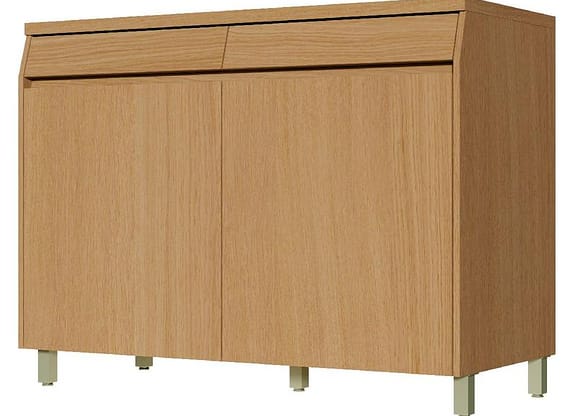 Balcão de Cozinha Nesher 100% MDF 2 Portas 2 Gavetas Simone Mendes