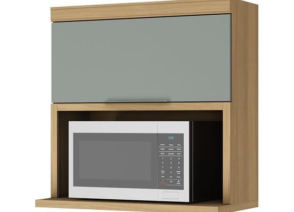 Armário de Cozinha Aéreo MDF Nesher Marquesa 1 Porta 80x82cm