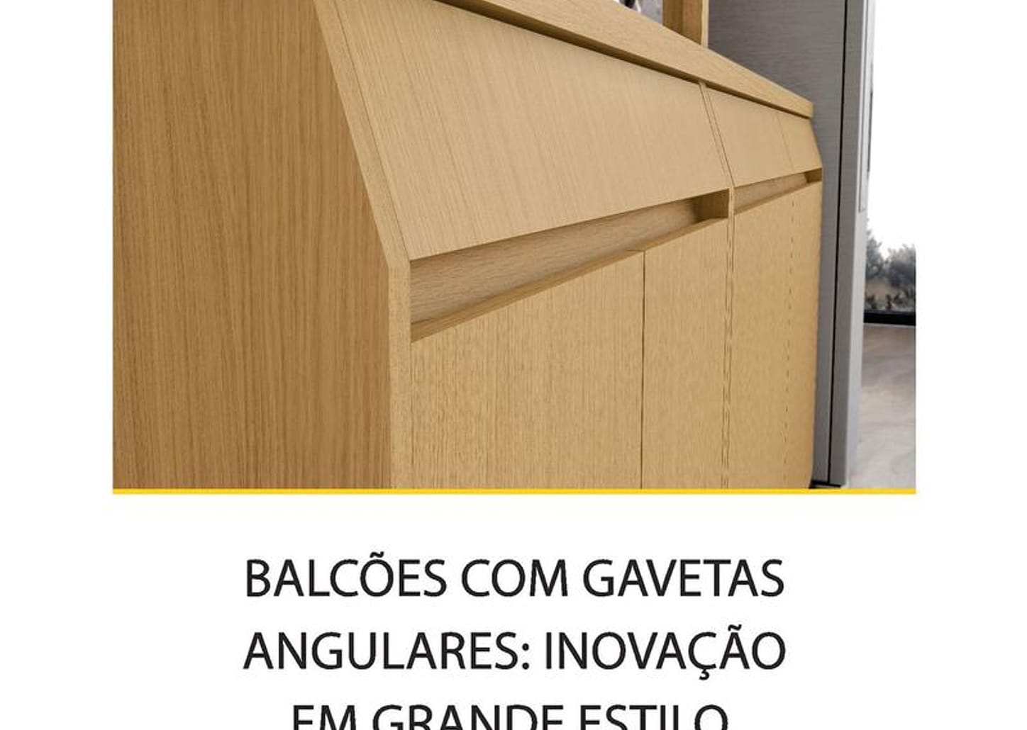 Balcão de Cozinha Nesher 100% MDF 2 Portas 2 Gavetas Simone Mendes