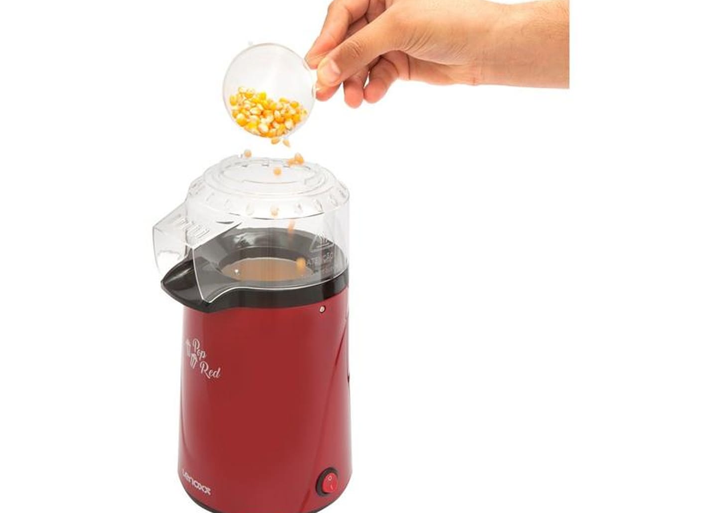 Pipoqueira Elétrica Lenoxx Pop Red - Vermelha 3 Xícaras de Pipoca