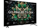 Smart TV 55" TCL 4K UHD MiniLED 55C6K 120Hz Google TV AiPQ Google Assistente 4 HDMI 2 USB