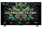 Smart TV 55" TCL 4K UHD MiniLED 55C6K 120Hz Google TV AiPQ Google Assistente 4 HDMI 2 USB