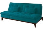 Sofá-cama 3 Lugares Reclinável Suede Linoforte Jade