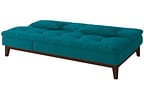 Sofá-cama 3 Lugares Reclinável Suede Linoforte Jade