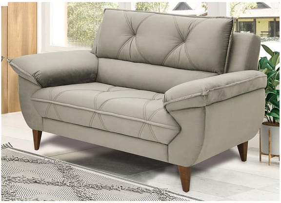 Sofá 2 Lugares Suede Malbec Linoforte