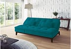 Sofá-cama 3 Lugares Reclinável Suede Linoforte Jade