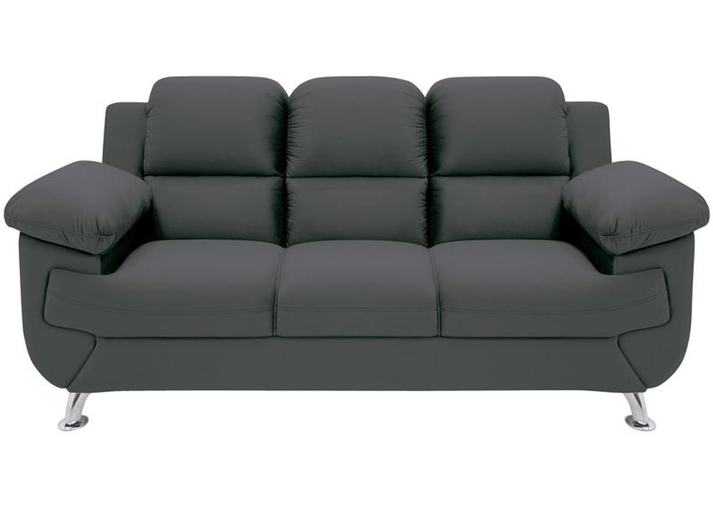 Sofá 3 Lugares Suede Spazium Linoforte