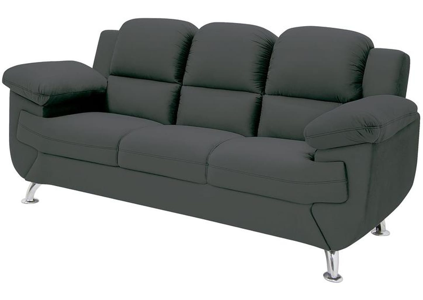 Sofá 3 Lugares Suede Spazium Linoforte