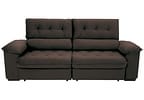 Sofá 4 Lugares Retrátil Reclinável Suede Hannover Linoforte