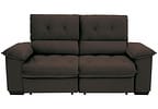 Sofá 3 Lugares Retrátil Reclinável Suede Hannover Linoforte