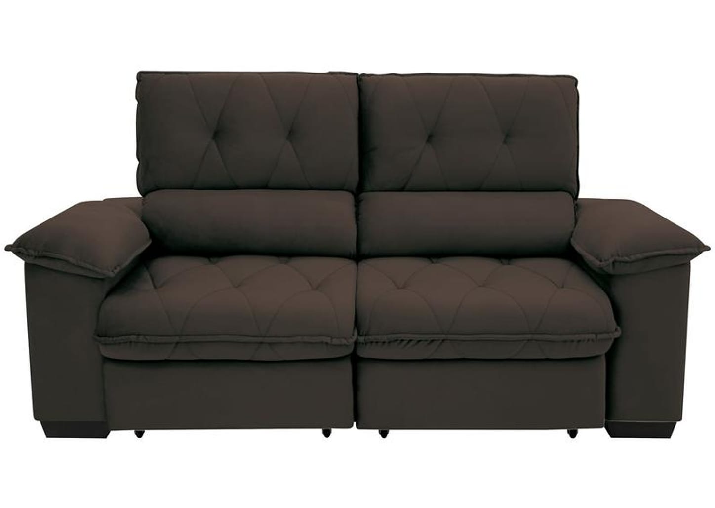 Sofá 3 Lugares Retrátil Reclinável Suede Hannover Linoforte