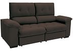 Sofá 3 Lugares Retrátil Reclinável Suede Hannover Linoforte