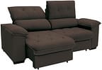 Sofá 3 Lugares Retrátil Reclinável Suede Hannover Linoforte
