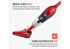 Aspirador de Pó 2 em 1 Mondial 1500W Turbo Cycle AP-40-R Vermelho e Preto