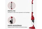 Aspirador de Pó 2 em 1 Mondial 1500W Turbo Cycle AP-40-R Vermelho e Preto