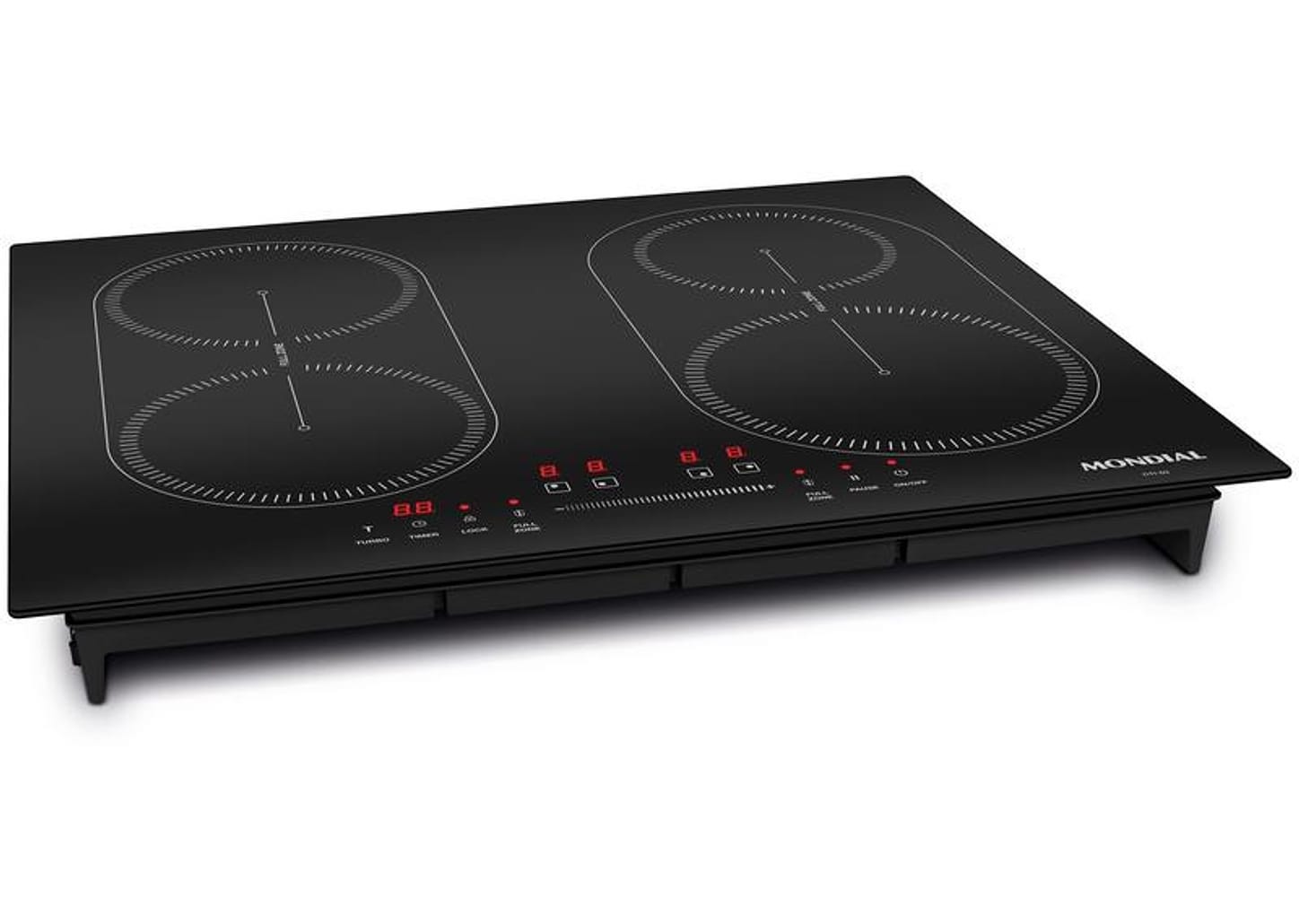 Cooktop 4 Bocas Indução Mondial Touch Preto Acendimento Automático CTI-03