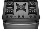 Fogão 5 Bocas Continental Inox Preto FC5GB