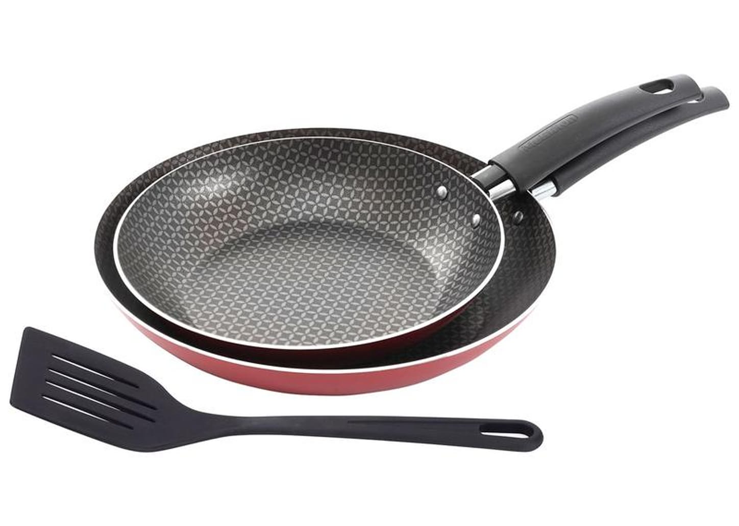 Frigideira Antiaderente Multiflon de Alumínio Gourmet Vermelho 18cm e 22cm