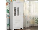 Guarda-roupa 2 Gavetas 3 Portas Moveis Peroba Harmonia
