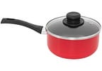 Panela Multiflon Antiaderente de Alumínio Vermelho 20cm 2,7L Gourmet