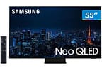 Smart TV Ultra HD 4K Neo QLED 55” Samsung Neo - QN55QN90AAGXZD Wi-Fi Bluetooth HDR 4 HDMI 2 USB