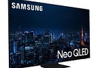 Smart TV Ultra HD 4K Neo QLED 55” Samsung Neo - QN55QN90AAGXZD Wi-Fi Bluetooth HDR 4 HDMI 2 USB