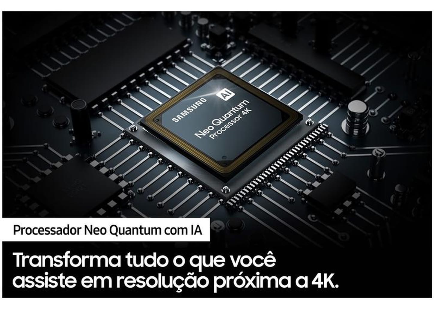 Smart TV Ultra HD 4K Neo QLED 55” Samsung Neo - QN55QN90AAGXZD Wi-Fi Bluetooth HDR 4 HDMI 2 USB