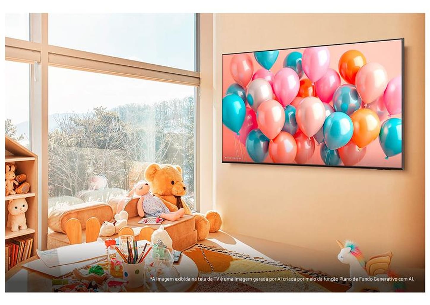 Smart TV 55" Samsung 4K QLED QN55Q7FAAGXZD Tizen Q4 AI 3 HDMI