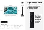 Smart TV 55" Samsung 4K QLED QN55Q7FAAGXZD Tizen Q4 AI 3 HDMI