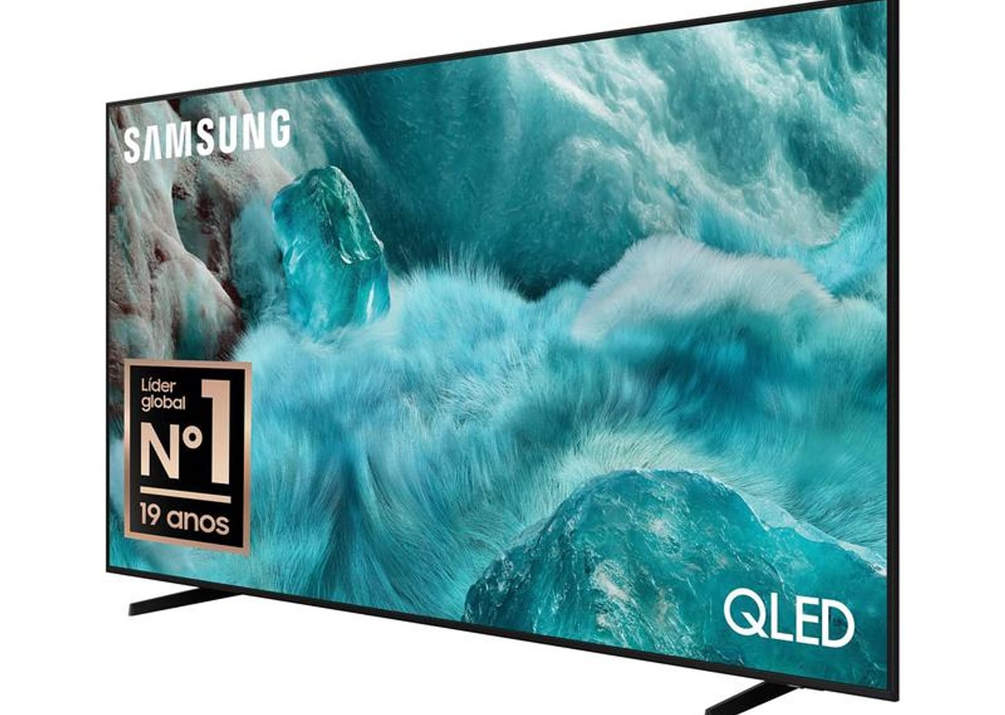 Smart TV 75" Samsung 4K QLED QN75Q7FAAGXZD Tizen Q4 AI 3 HDMI