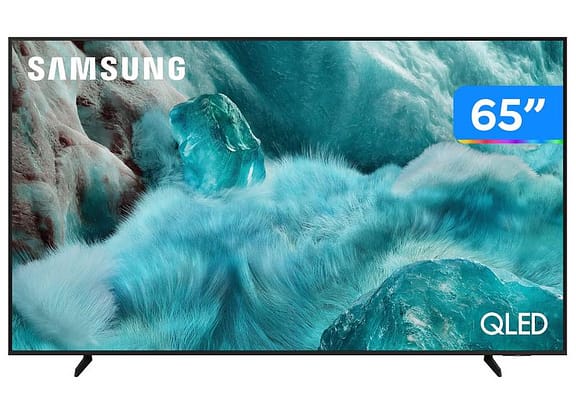 Smart TV 65" Samsung 4K QLED QN65Q7FAAGXZD Tizen Q4 AI 3 HDMI