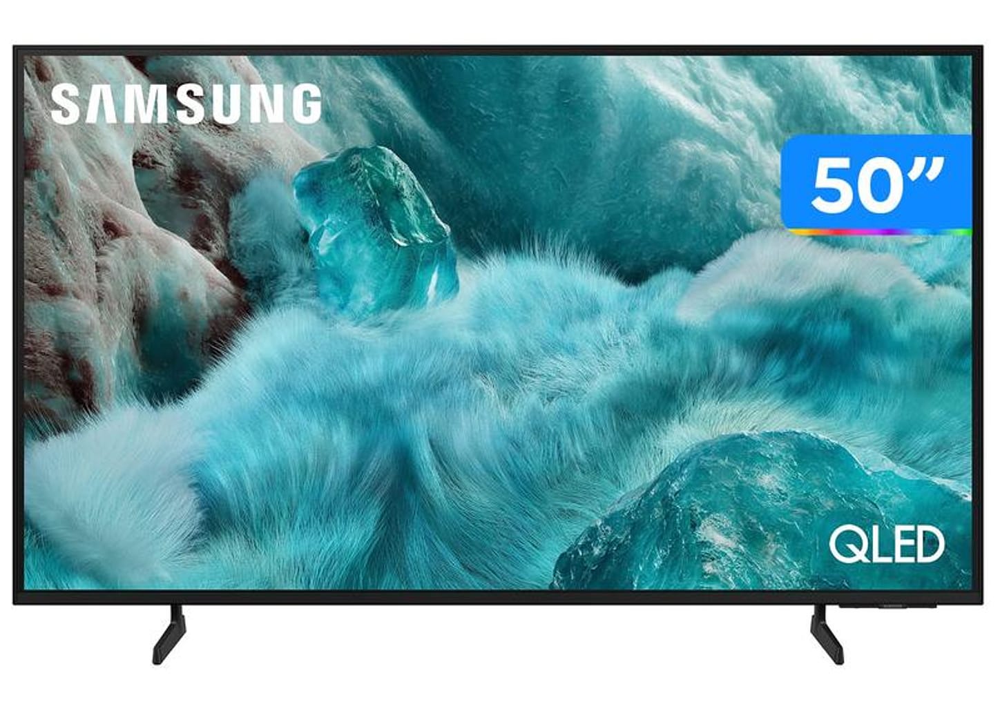 Smart TV 50" Samsung 4K QLED QN50Q7FAAGXZD Tizen Q4 AI 3 HDMI