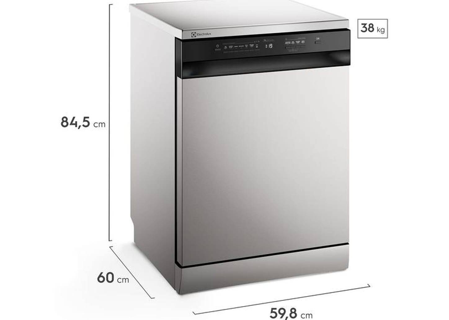 Lava-louças Electrolux 14 Serviços com Função Higienizar LS14E Prata