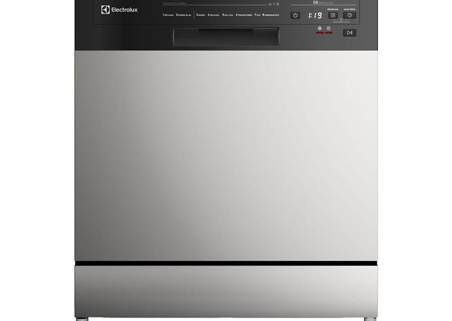 Lava-louças Electrolux 8 Serviços com Função Higienizar LS08E Inox
