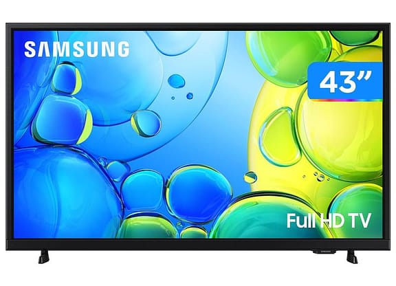 Smart TV 43" Samsung Full HD 43F6000F Tizen Hyper Real com Alexa 2 HDMI