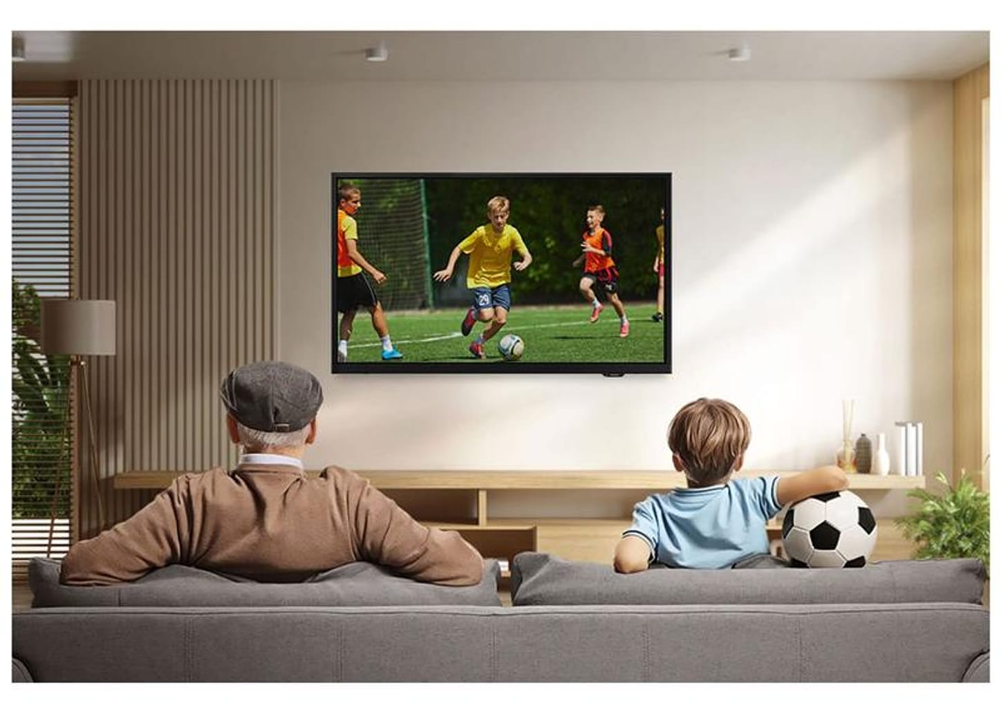 Smart TV 43" Samsung Full HD 43F6000F Tizen Hyper Real com Alexa 2 HDMI