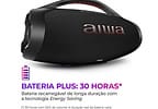 Caixa de Som Aiwa Boombox Plus AWS-BBS-01-B Bluetooth Amplificada 200W USB