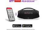 Caixa de Som Aiwa Boombox Plus AWS-BBS-01-B Bluetooth Amplificada 200W USB