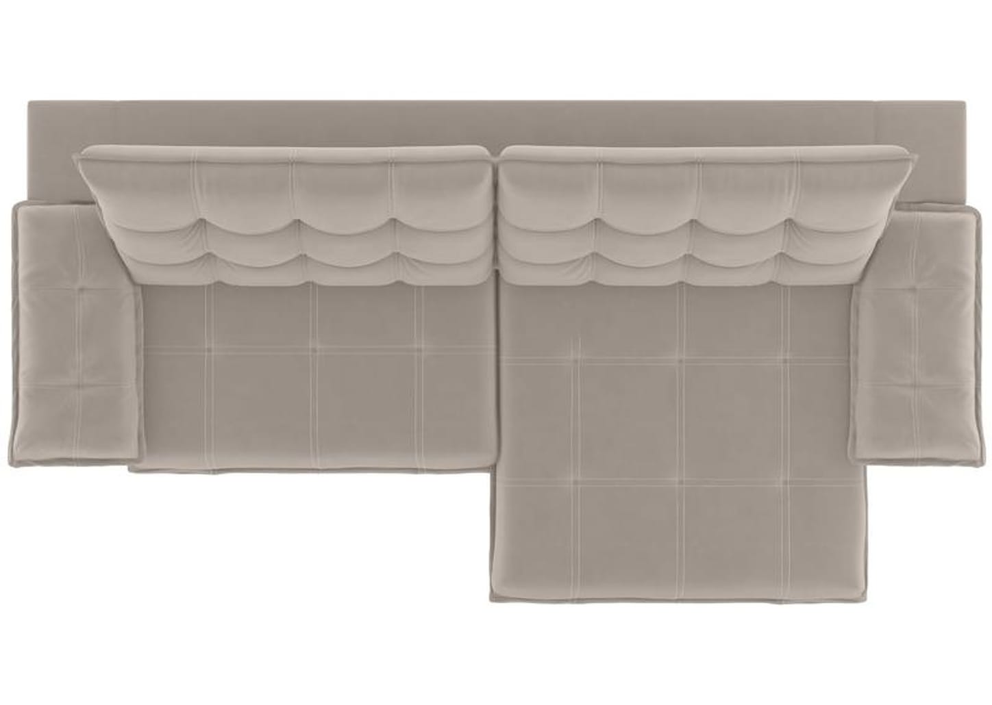 Sofá 4 Lugares Retrátil Reclinável Veludo Vancouver Besthouse