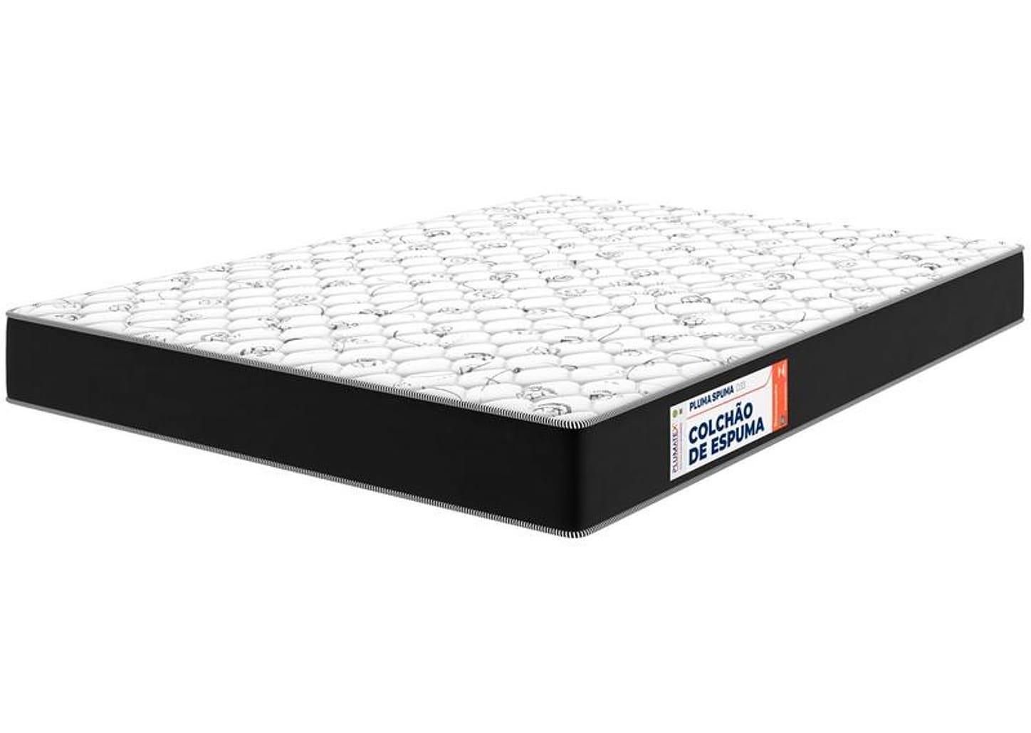 Colchão Casal Plumatex de Espuma D33 15x138x188cm Plumaspuma