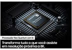 Smart TV 75” 8K NEO QLED Mini Led Samsung 75QN800A 120hz Som em Movimento Plus Única Conexão