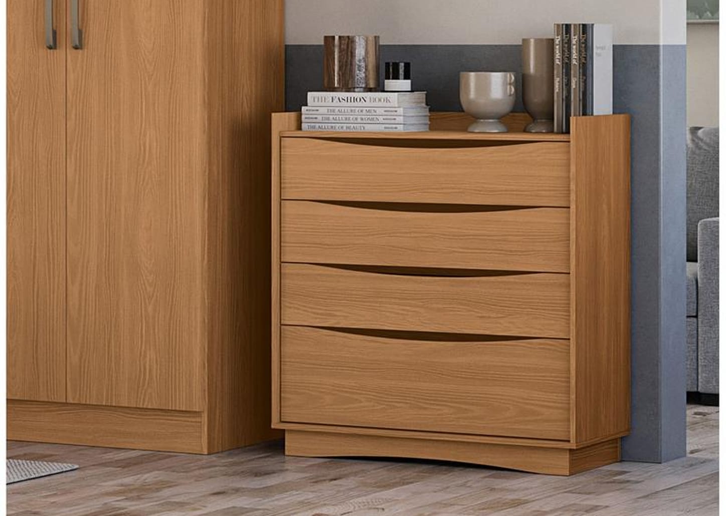 Cômoda Multiuso 4 Gavetas Kappesberg M260