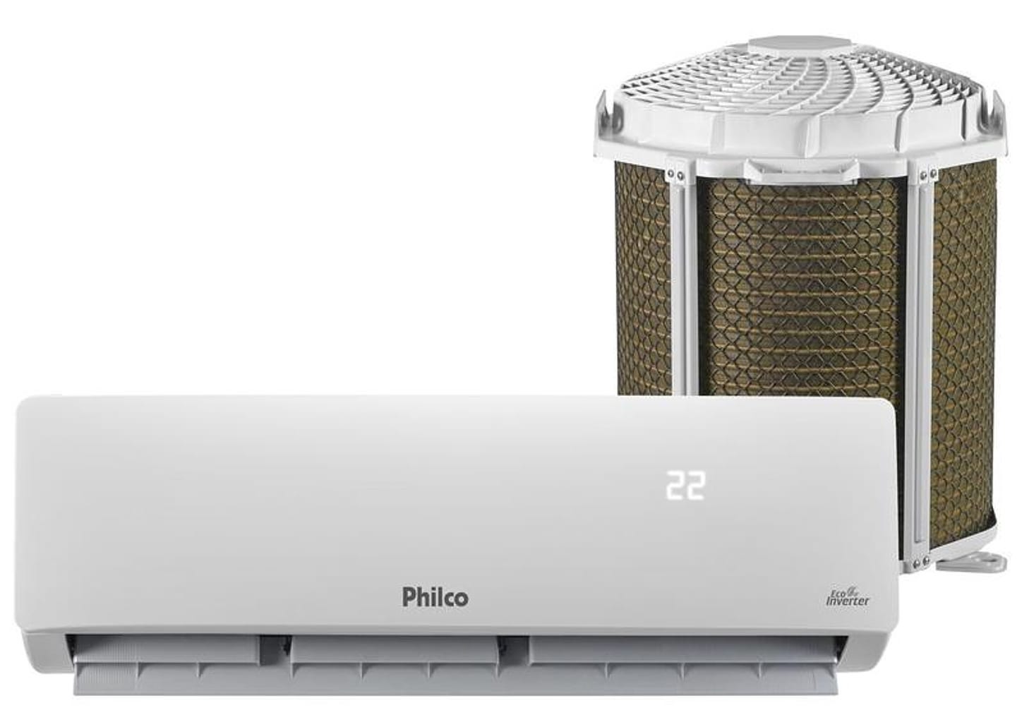 Ar-condicionado Split 12.000 BTUs Philco Inverter Frio Hi Wall PAC12FC INT