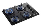 Cooktop 4 Bocas a Gás Continental Preto KC4GR